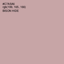 #C7A5A6 - Bison Hide Color Image